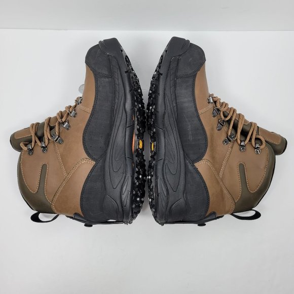 Orvis by Korkers Men's Hiking Vibram Removable Soles Brown Boots 3R40 US Size 11 - Picture 6 of 8